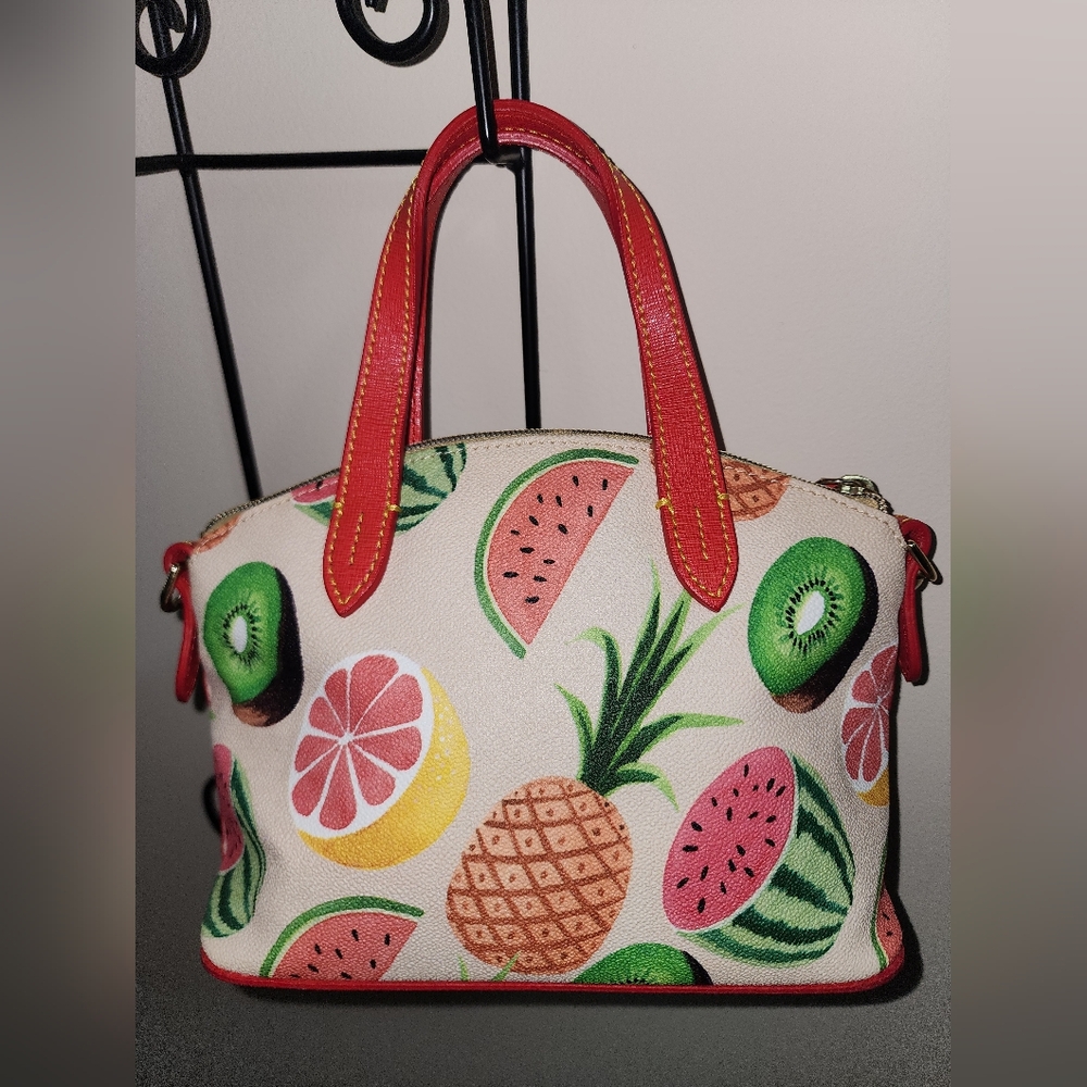 Dooney And Bourke Fruits Mini Tote Purse Crossbody Summer Tropical Edition - Picture 4 of 7